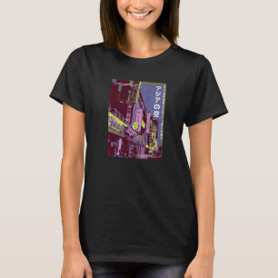Camiseta Ásia Cidade Ilustração Japão