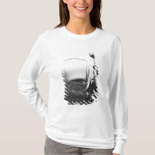 Camiseta Ásia, Japão, Tóquio. Cesto de bicicleta no Ginza