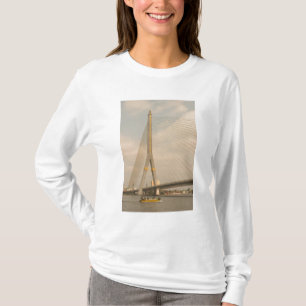 Camiseta Ásia, Tailândia, Banguecoque, ponte sobre Chao