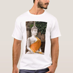Camiseta Ásia, Tailândia, Sião, Buda em Ayutthaya