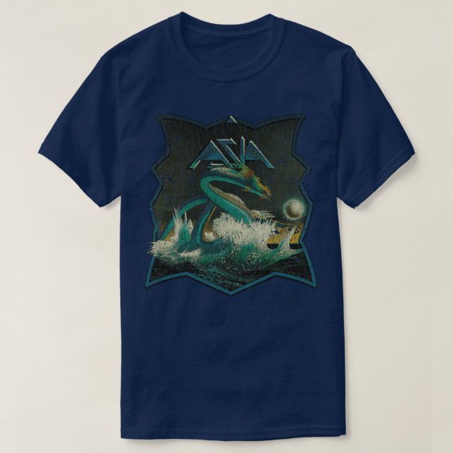 Camiseta Asia Water Dragon 1982 (Frente do Design)
