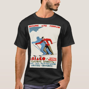 Camiseta Asiago Itália Vintage Poster