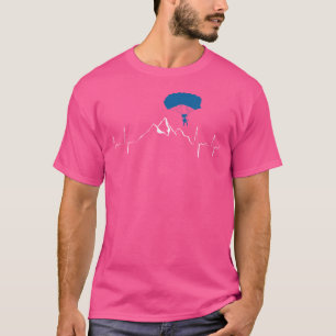 Camiseta Asilagem Sobre Montanhas Parapente E Asilagem