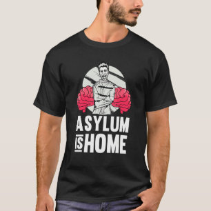 Camiseta Asilo é psicólogo psicólogo da escola de terapia d