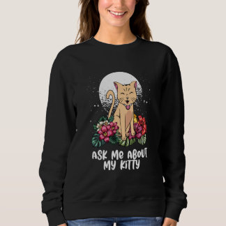 Camiseta Ask Me About Cat Mom Humor Cat Dad Cat