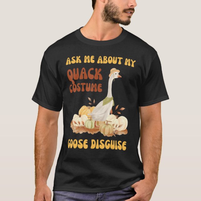 Camiseta Ask Me About My Duck Disguise  Rubber Duck (Frente)