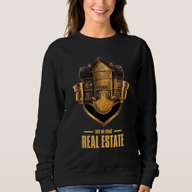 Camiseta Ask Me About Real Estate 2 (Frente)