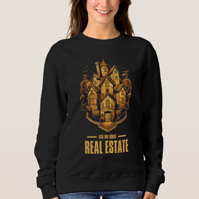 Camiseta Ask Me About Real Estate 2 (Frente)