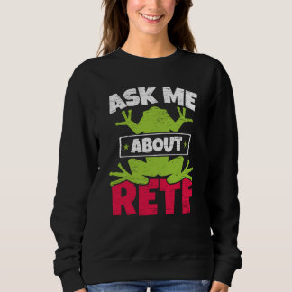 Camiseta Ask Me About RETF Red Eyed Tree Frog Toad Amphibia