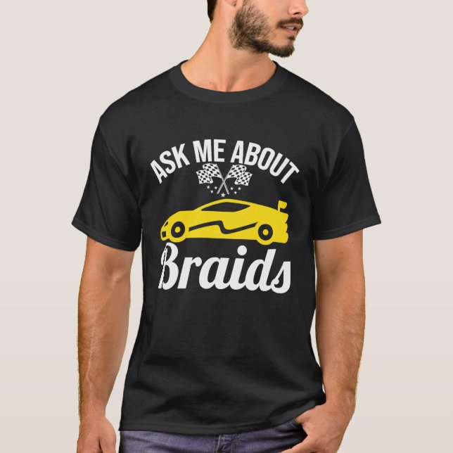 Camiseta Ask ME About Slot Cars (Frente)