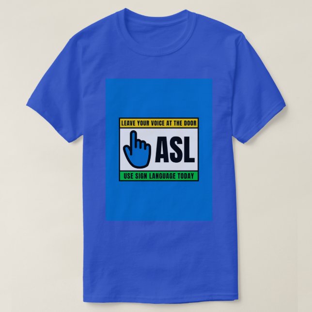 CAMISETA ASL (Frente do Design)