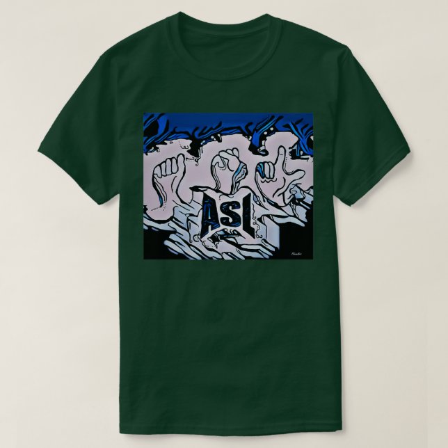 CAMISETA ASL 10 (Frente do Design)