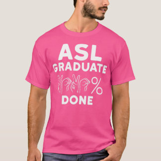 Camiseta ASL Class Sign Language 2020 Senior Graduation des