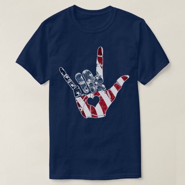 Camiseta ASL Class Sign Language Rocks Senior Graduation pr (Frente do Design)