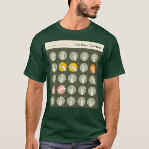 CAMISETA ASL HAND ALPHABE