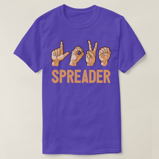 Camiseta ASL Love 10 (Frente do Design)