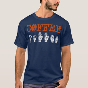 Camiseta ASL Sign Language Interpreter Coffee Lover
