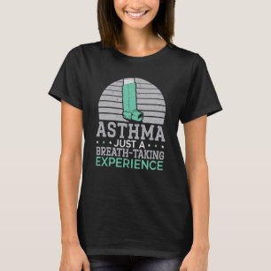 Camiseta Asma Apenas Por Respiração Experiência Advertência