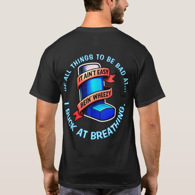 Camiseta Asma - Não é fácil ser piedoso. (Verso)