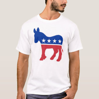 Camiseta asno da democrata