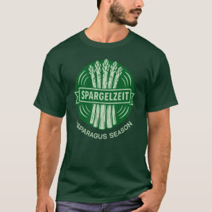Camiseta Asparagus Season Spargelzeit Celebra Vegetais