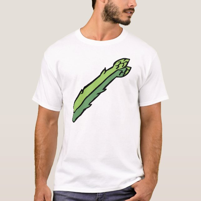 Camiseta Aspargo verde (Frente)