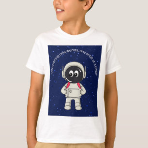 Camiseta aspas astronautas