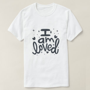 Camiseta "aspas de amor" "design de tipografia inspirador"