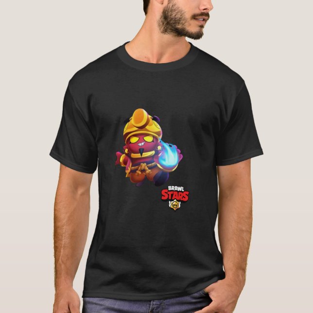 Camiseta aspectos estratégicos das Estrelas de Brawl em jog (Frente)