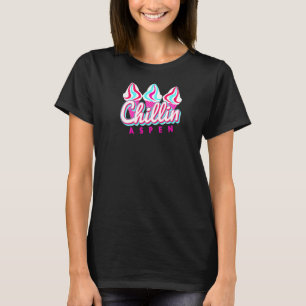 Camiseta Aspen Chillin Sorvete Art Aspen Colorado