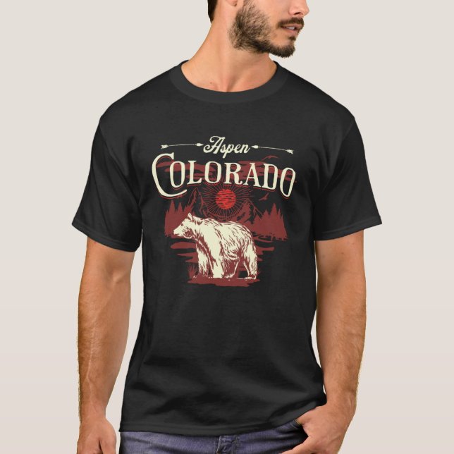 Camiseta Aspen Colorado Bear (Frente)