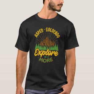 Camiseta Aspen Colorado Caminhada Montanhas
