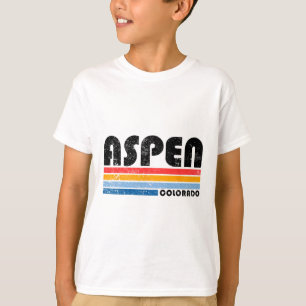 Camiseta Aspen Colorado Co Mountain Skiage Vintage Aspen Sk