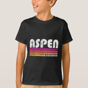 Camiseta Aspen Colorado Co Mountain Skiing Vintage 80s Aspe