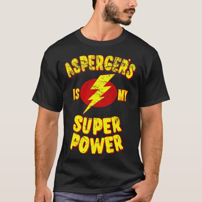 Camiseta Asperger é meu super poder (Frente)