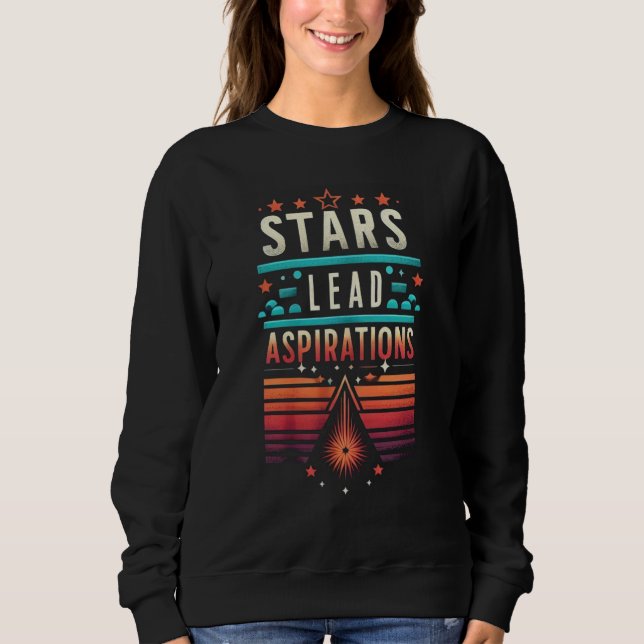 Camiseta Aspirações de Chumbo de Estrelas (Frente)