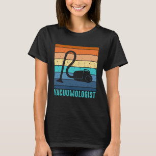 Camiseta Aspirador de Pó Vacuumlogist Homens Mulheres Retro