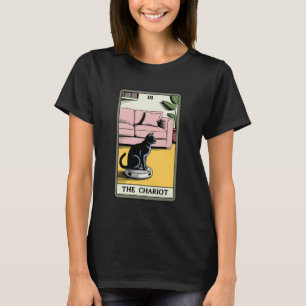 Camiseta Aspirador Robô Imperatriz Gato Divertido Tarot C