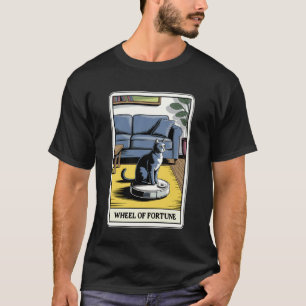 Camiseta Aspirador Robô Roda da Fortuna Tarot Engraçado