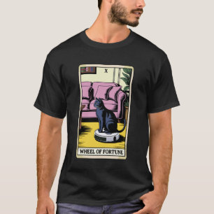 Camiseta Aspirador Robô Roda da Fortuna Tarot Engraçado
