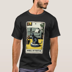 Camiseta Aspirador Robô Roda da Fortuna Tarot Engraçado