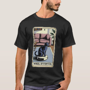 Camiseta Aspirador Robô Roda da Fortuna Tarot Engraçado