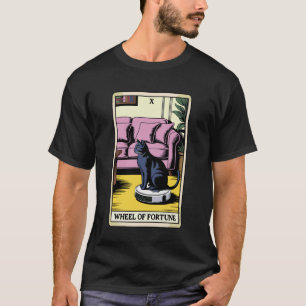 Camiseta Aspirador Robô Roda da Fortuna Tarot Engraçado