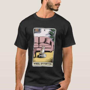 Camiseta Aspirador Robô Roda da Fortuna Tarot Engraçado