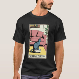 Camiseta Aspirador Robô Roda da Fur-Tuna Cartão Tarot Engra