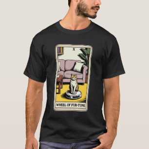 Camiseta Aspirador Robô Roda da Fur-Tuna Tarot Engraçado