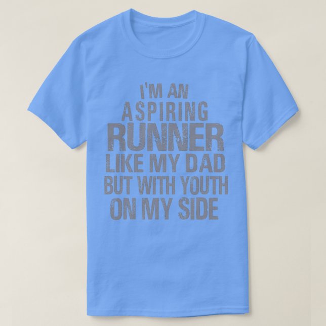 Camiseta Aspirando Runner Como Meu Pai (Frente do Design)