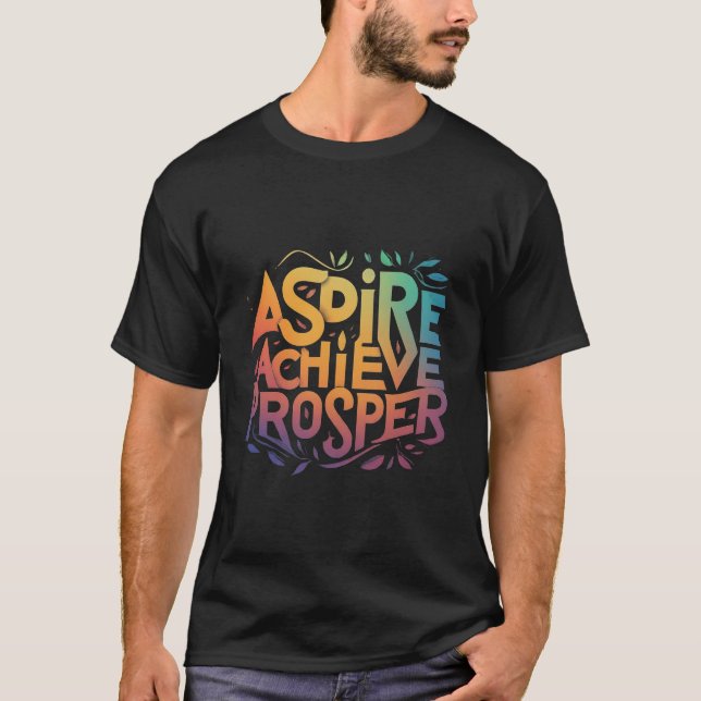 Camiseta Aspire Dream Achieve (Frente)