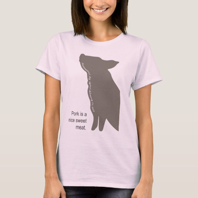 Camiseta Assado 2009 do porco (Frente)