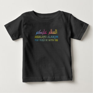Camiseta Assalamu Alaikum Pode Estar Em Paz Com Você Islâmi